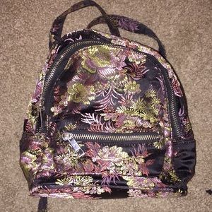 Floral Print Mini Backpack